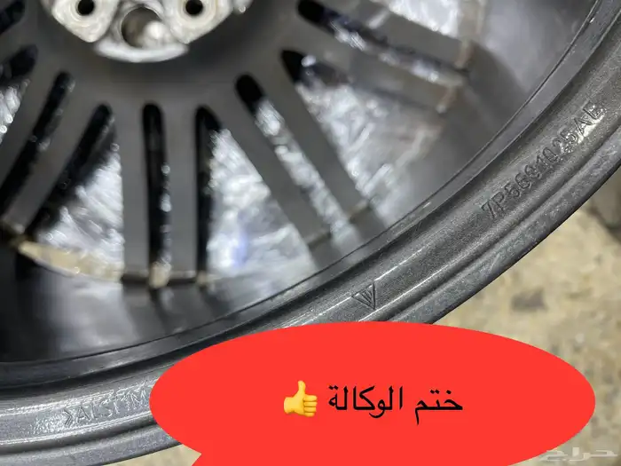 جنوط بورش كايين GTS مقاس 21 اصلي وكالة موديل 2017 5