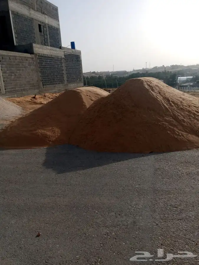 رمل احمر ابيض لياسه تليس بطحا مخلوط دفان رمل خرسانه 3