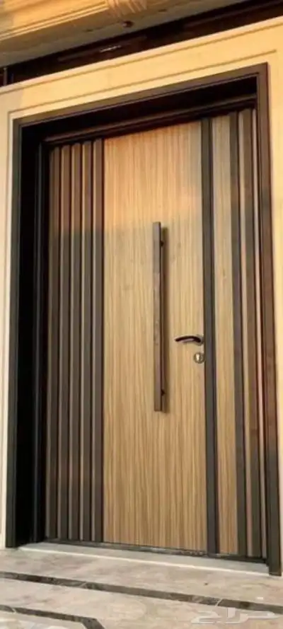 نقوم بتفصيل جميع انواع المضلات والأبواب وتكسيات بديل الخشب 4