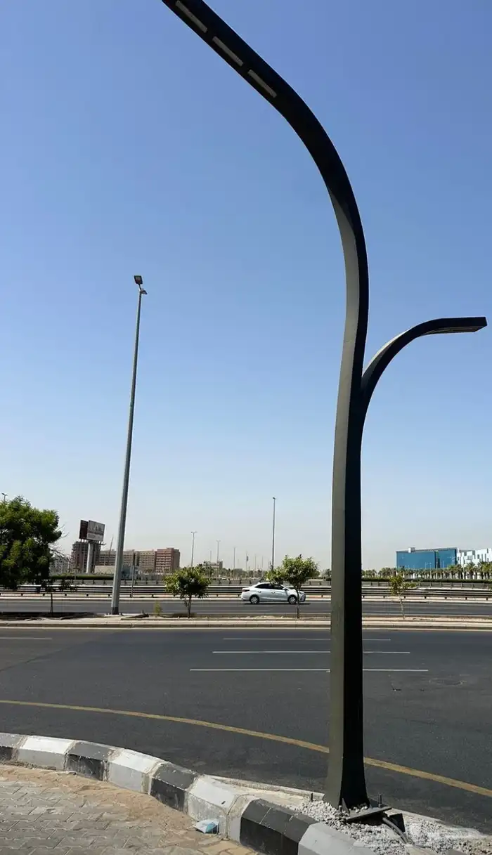 اعمدة شوارع و ديكورية وملاعب حدائق led على الطلب 39