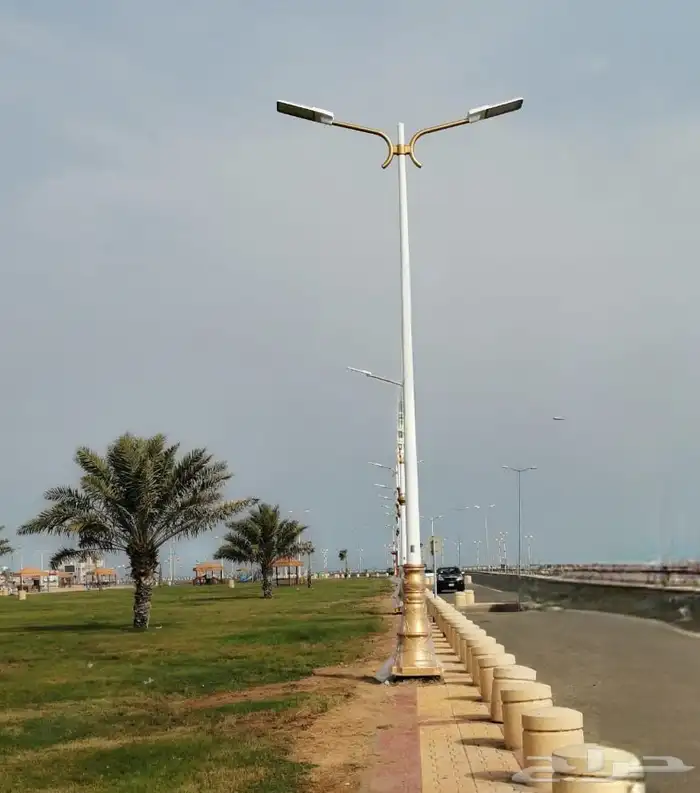 اعمدة شوارع و ديكورية وملاعب حدائق led على الطلب 12