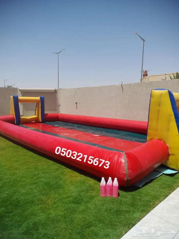 اجار نطيطه نطيطات ملعب صابوني زحليقه مائيه 5