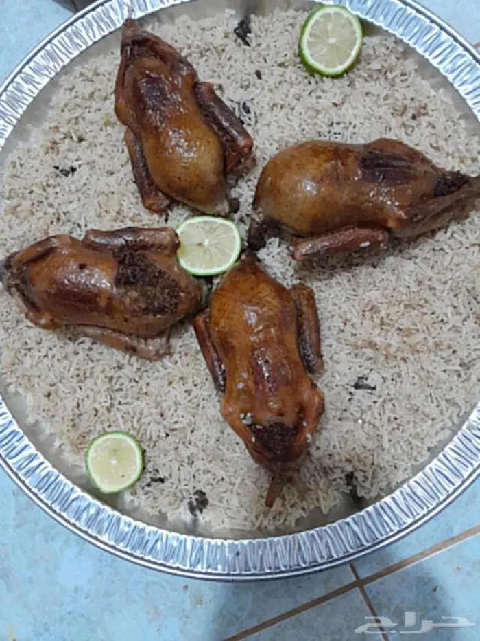 حمام كبير محشي مع أرز بالخلطة أو الفريك 6