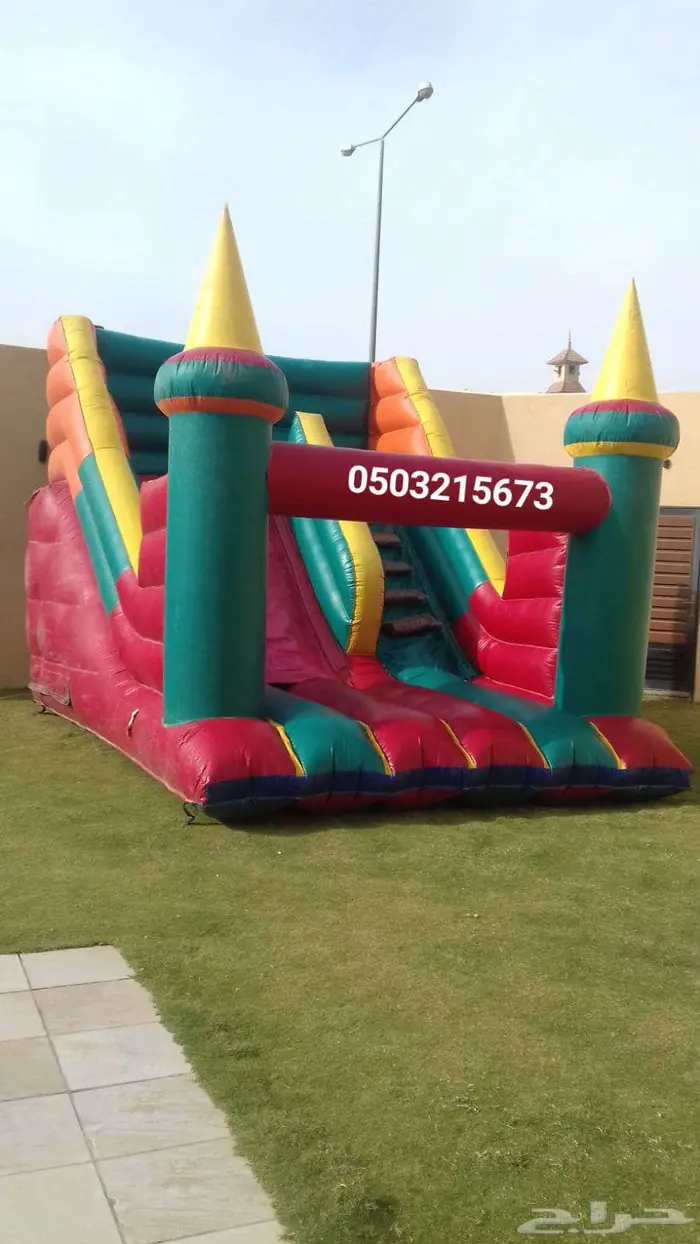 اجار نطيطه نطيطات ملعب صابوني زحليقه مائيه 8