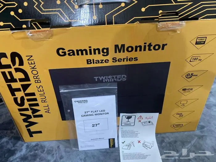 شاشة ألعاب TM27FHD180IPS FHD IPS مقاس 27 بوصة بمعدل 180 هرتز 0