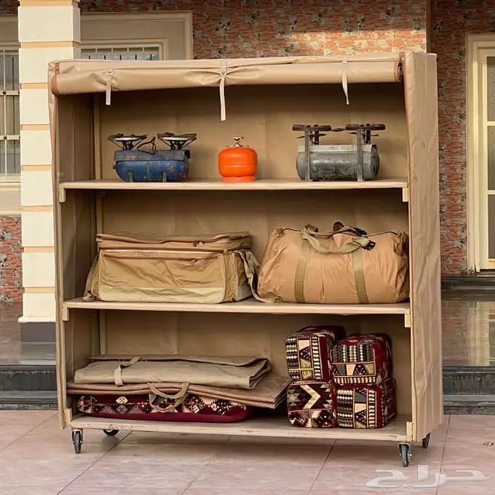 دولاب العزبة المتنقل ( توصيل فوري ) ارفف التخزين 1