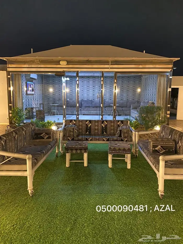 استراحة شالية AZAL - مكة الحسينية عرض ب 450 2