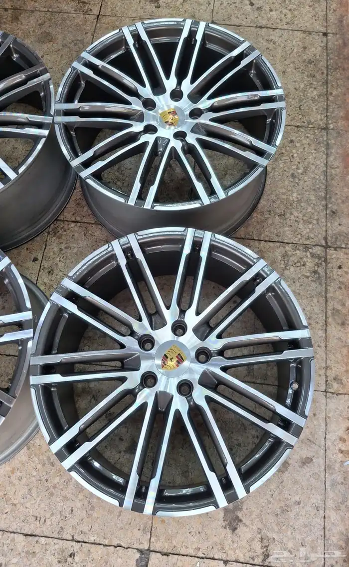 جنوط بورش كايين GTS مقاس 21 اصلي وكالة موديل 2017 9