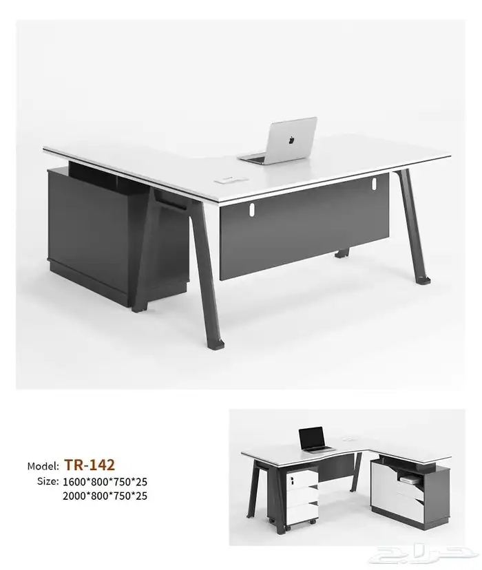 office furniture مكاتب ابيض مودرن و كراسي مكتب و اثاث مكتبي 51