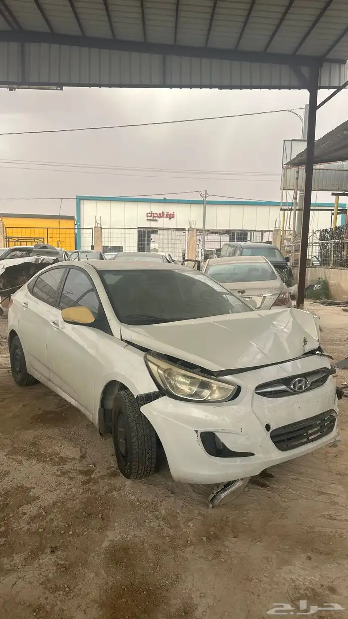 هونداي اكسنت 2017 تشليح 1