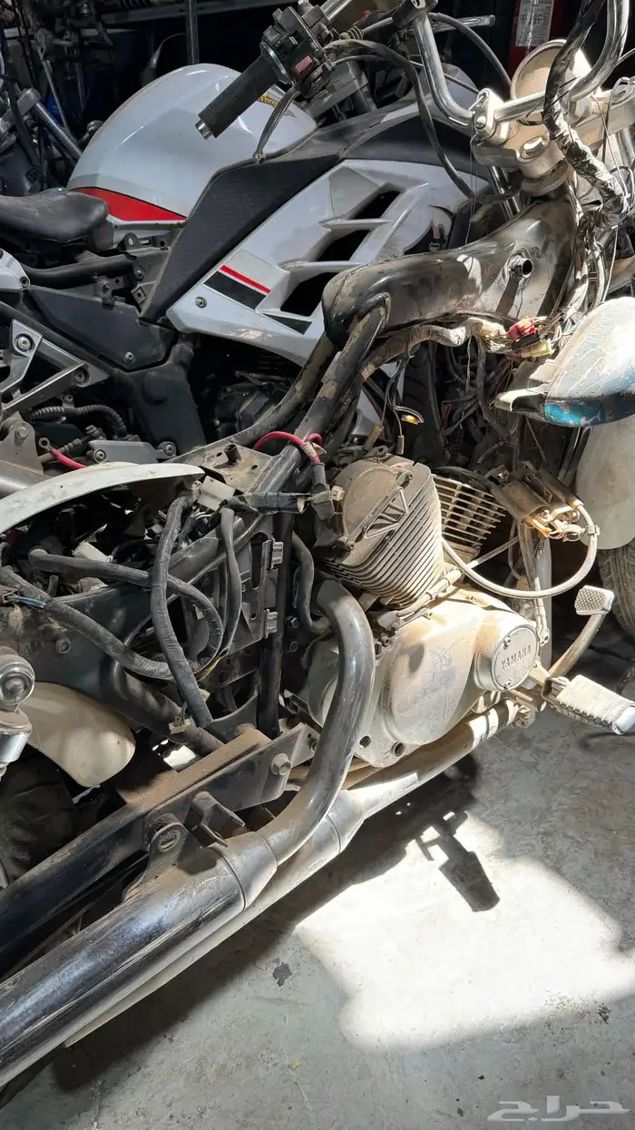 دباب ياماها فيراقو مع لوحه ثنائي 0