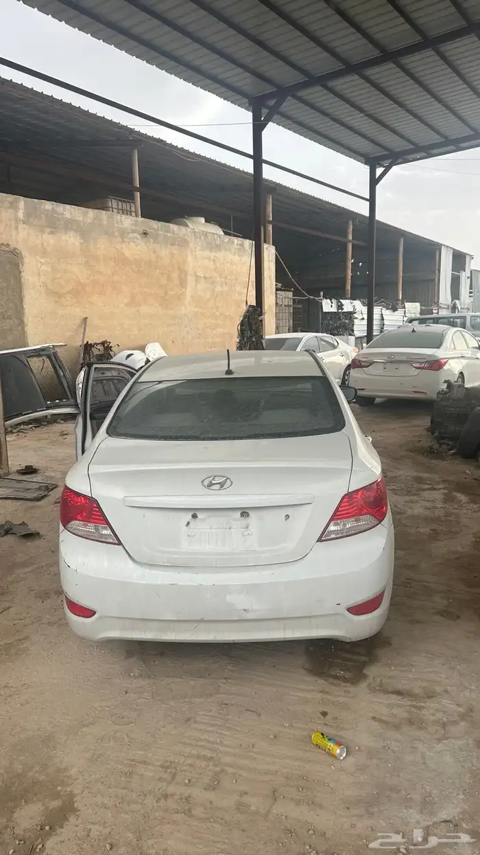 هونداي اكسنت 2017 تشليح 2