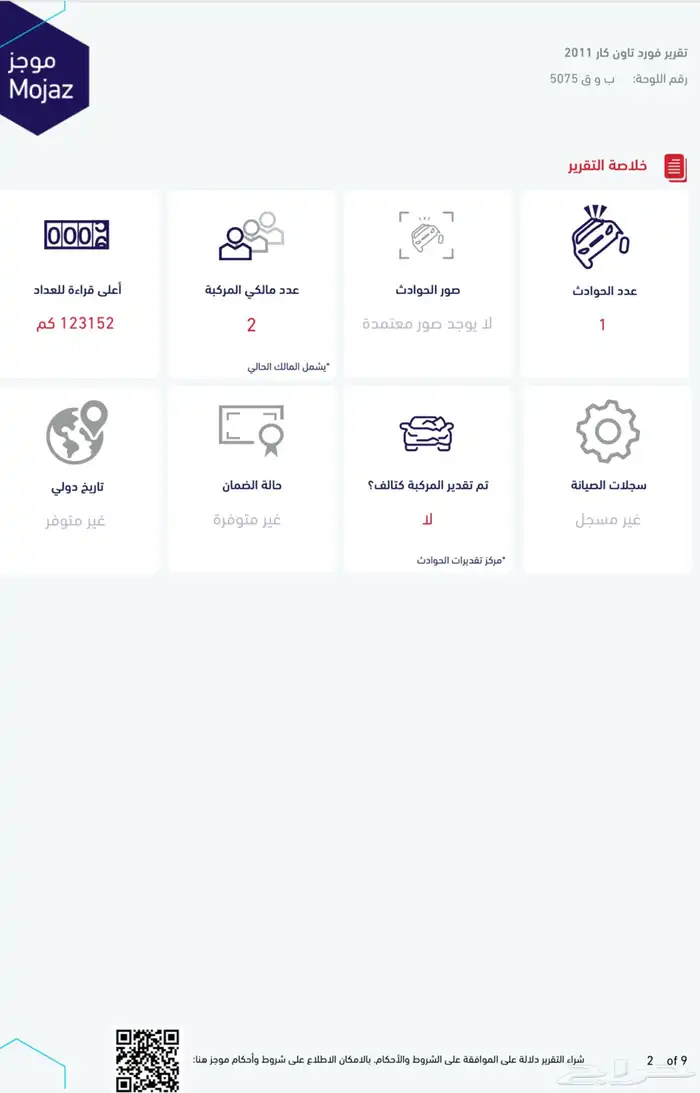 فورد تاون كارد للبيع 2011 1
