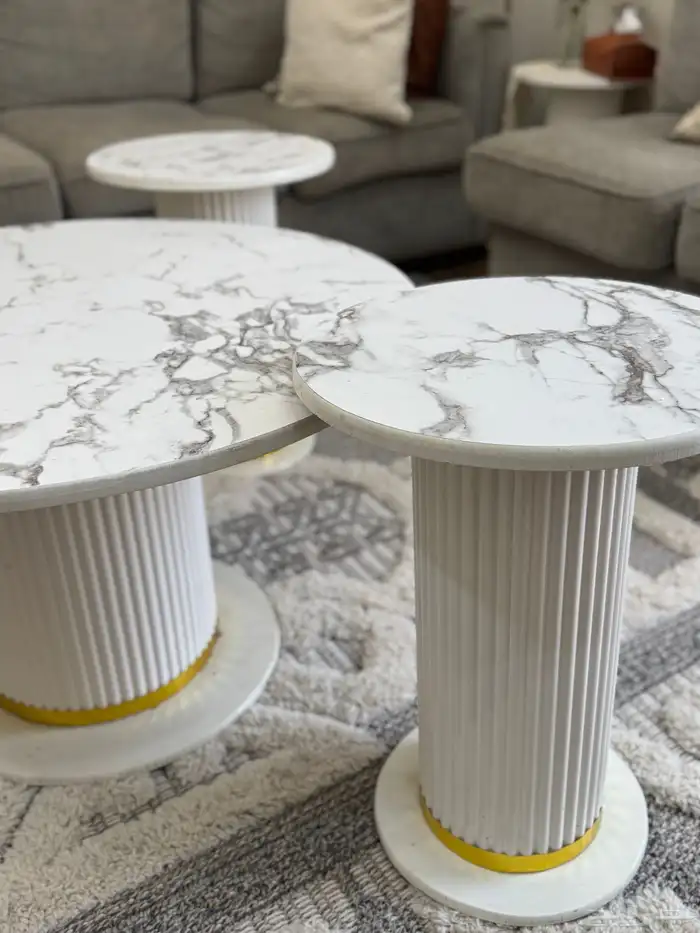 طقم طاولات تقديم وطاولة تلفزيون (( انباع )) 1