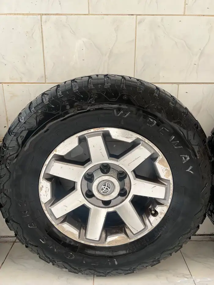 طقم 4 كفرات حجرية وايدوي للبيع 13