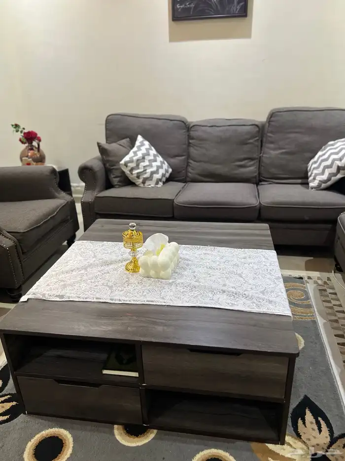 طاولة وسط وجانبي 0