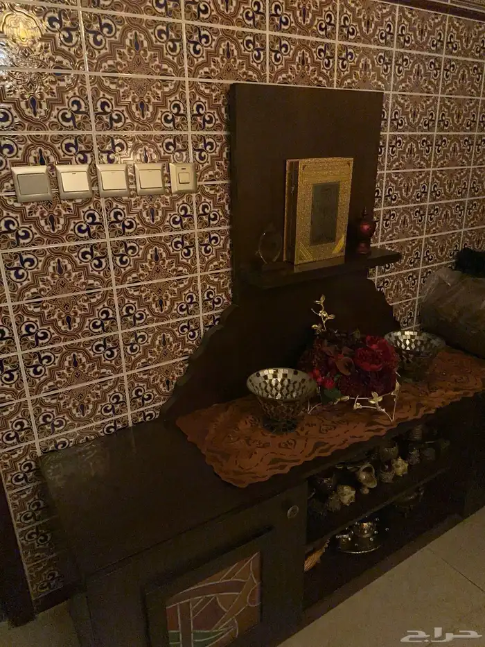 مجلس مغربي فخم متكامل شبه جديد 5