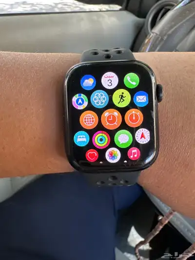 ساعه ابل الإصدار 7 نايك مقاس 45 mm 5