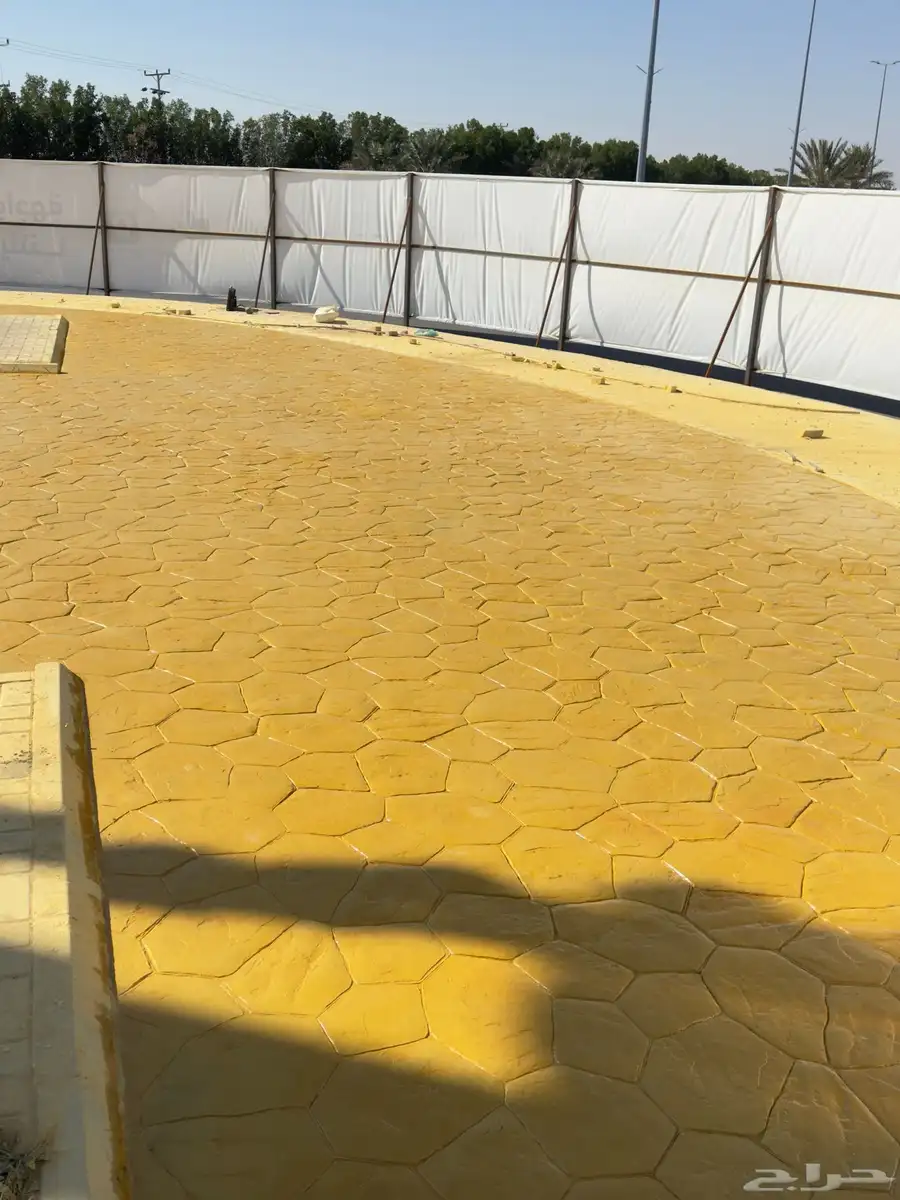 الخرسانة المطبوعة صبة ديكور 2