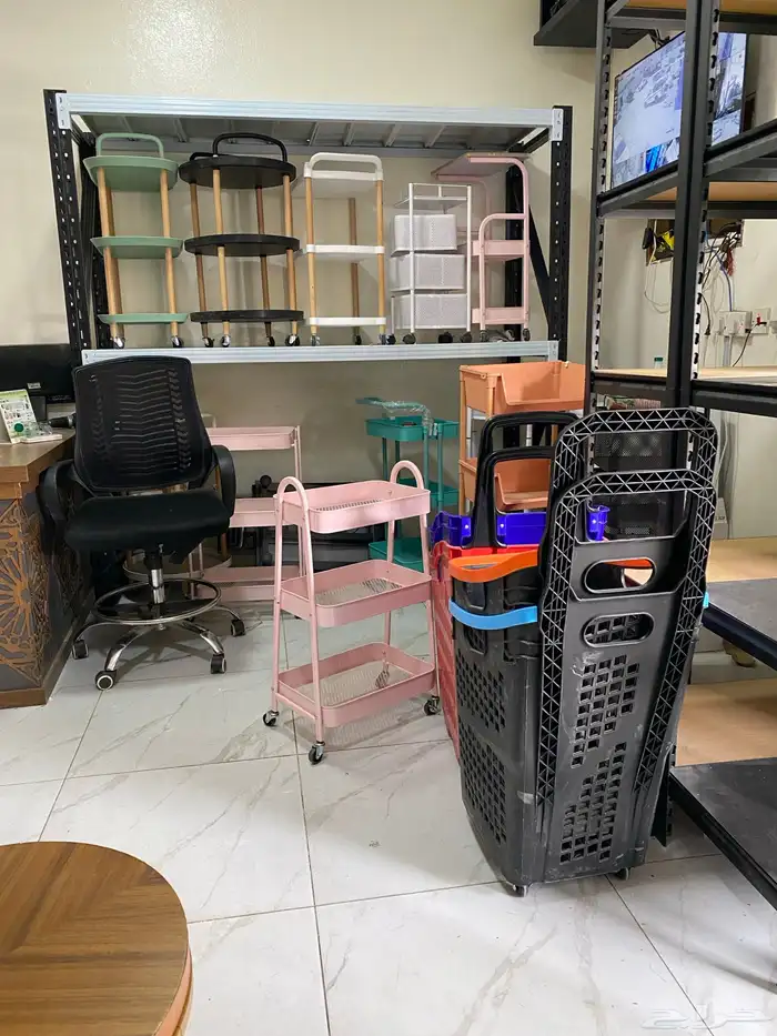 رفوف تخزين مستودعات ومحلات تجارية وتخزين البيوت 18