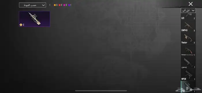 حسب ببجي للبيع 500 10