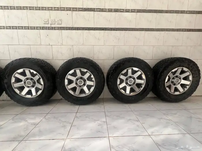 طقم 4 كفرات حجرية وايدوي للبيع 5