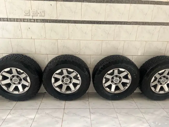 طقم 4 كفرات حجرية وايدوي للبيع 15