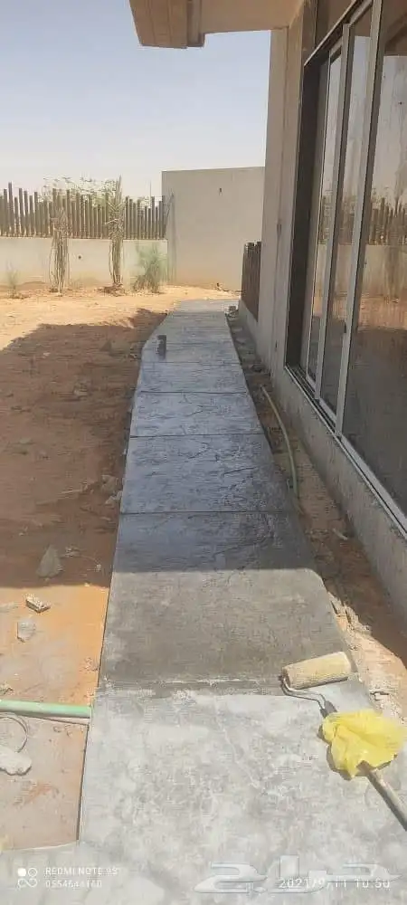 الخرسانة المطبوعة صبة ديكور 4