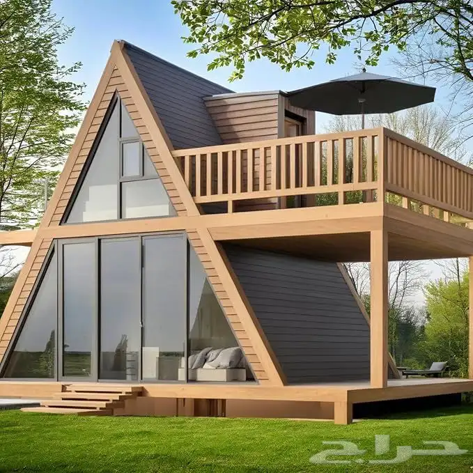 تصميم وتنفيذ اكواخ خشبية واستراحات ومشبات 18