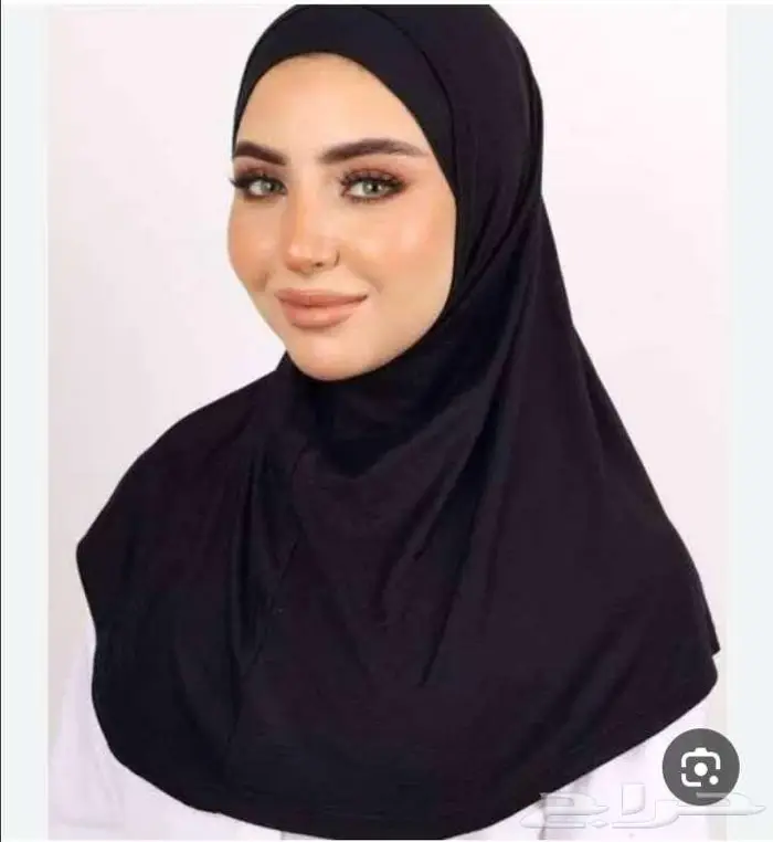 جمله حجاب سوري قطعتين خامه قطن مصري 100 0