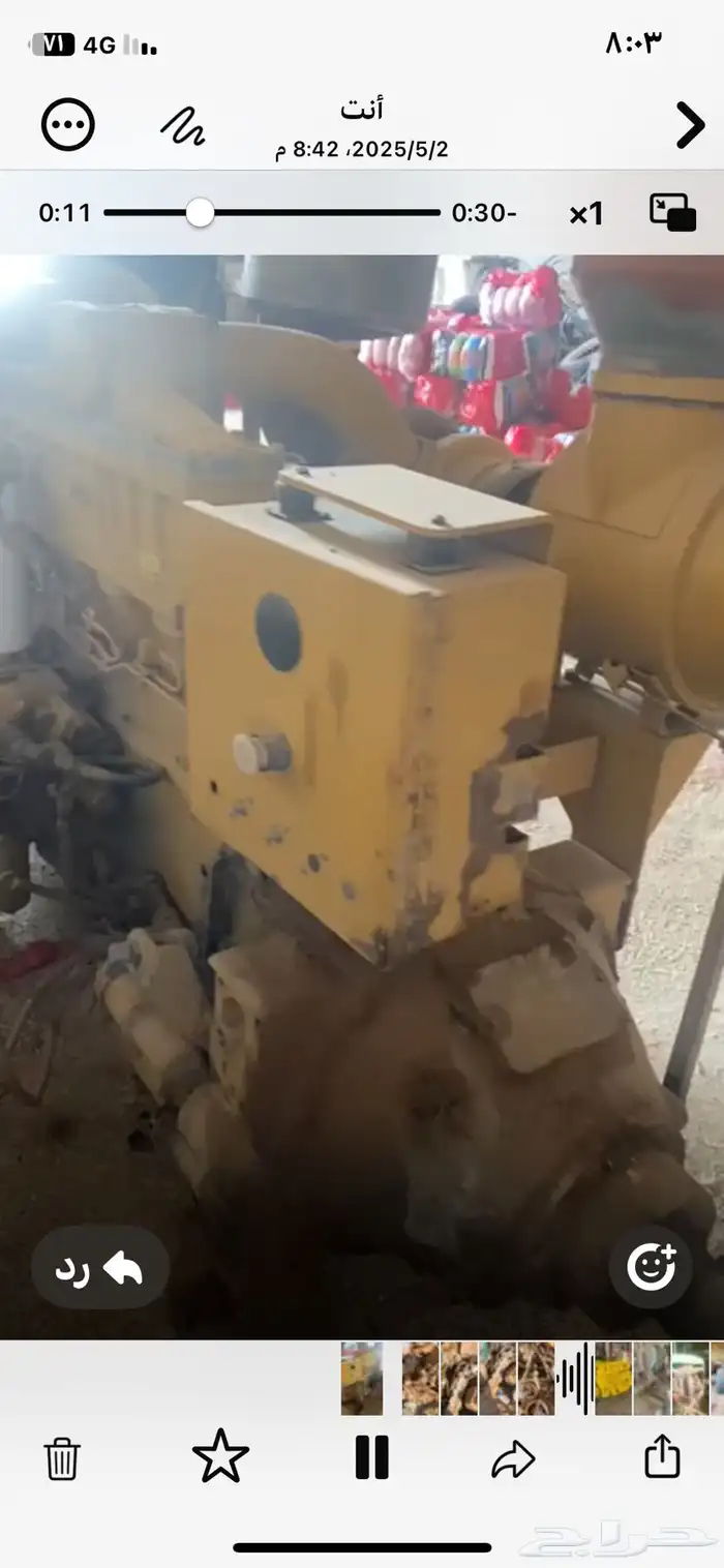 للبيع مكينه كتربلر 361حصان اديتر اسود 4