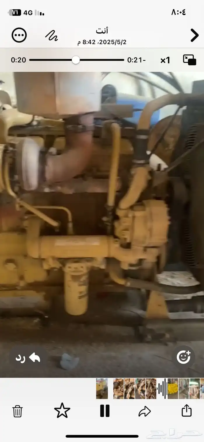 للبيع مكينه كتربلر 361حصان اديتر اسود 2