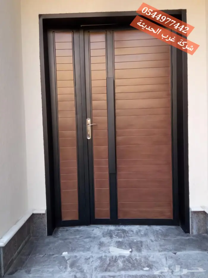 Laser iron doors with double sheets 4