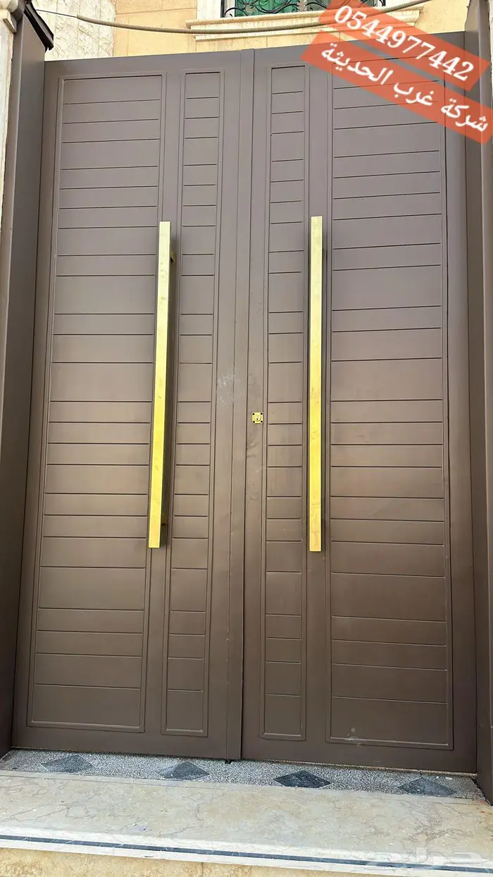 Laser iron doors with double sheets 7