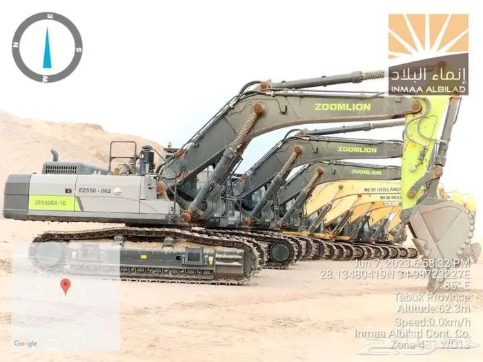 حفارات   بلدوزرات   ترنشرات   كماشات للايجار 7