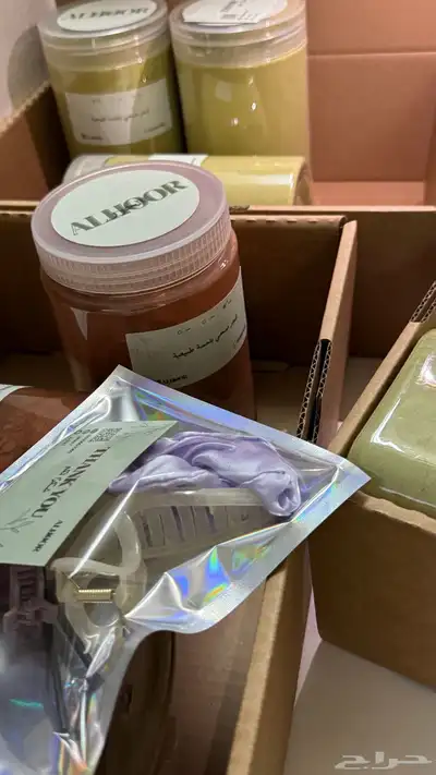 بوكسات حناء وسدر ومشاط اصلي ونظيف وضمان ذهبي 3