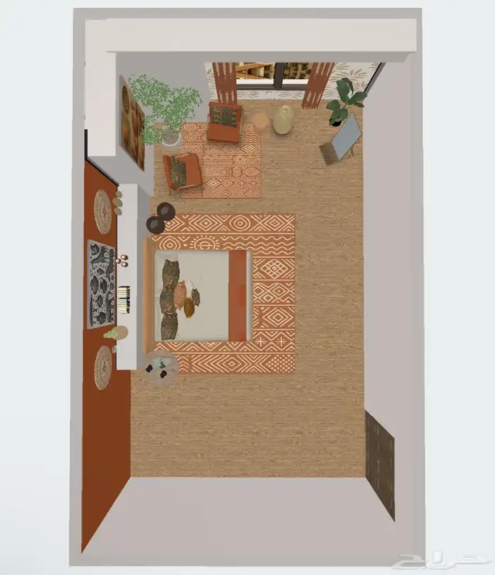 تصميم ديكور3D 7