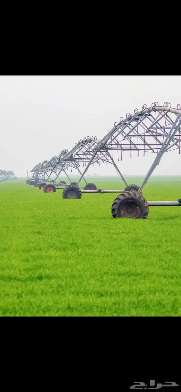 للايجار رشاش محوري 32 هكتار صالح لزراعة البرسيم والخضار ا 0