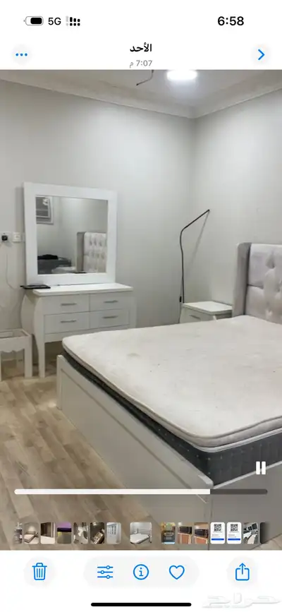 دولاب غرفه نوم تم فكه وموجود جاهز يوجد قزاز مكسور فقط 2