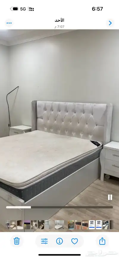 دولاب غرفه نوم تم فكه وموجود جاهز يوجد قزاز مكسور فقط 1