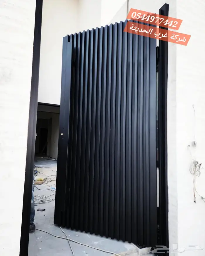 Modern steel doors (blacksmithing workshop) 13