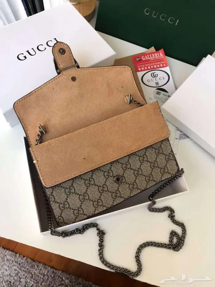 شنط قوتشي مربعة شنطات ماركة لون عنابي اسود بيج غوتشي GUCCI 15