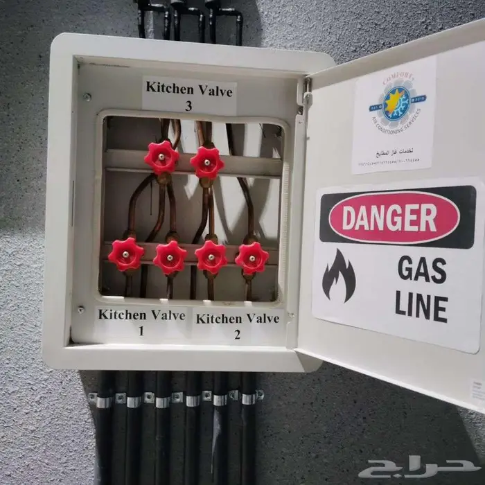 تنفيذ شبكة غاز مطابخ حديثة 3