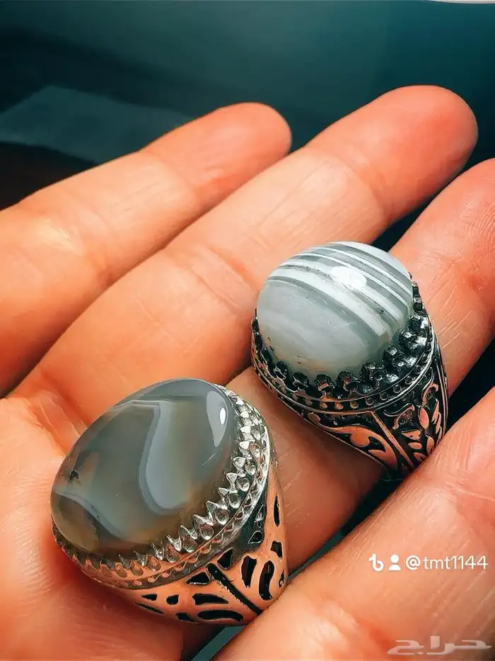 خواتم عقيق ونوادر 90
