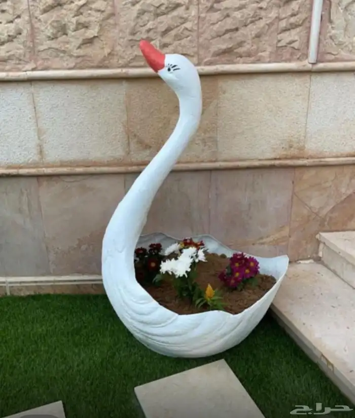 يوجد مركن زرع بشكل جديد وجميل بطة 0