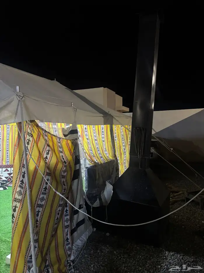 الخيمة مع مدخنة 3