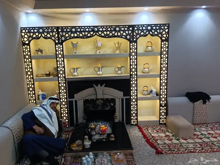 مشبات خشب  رخام 1