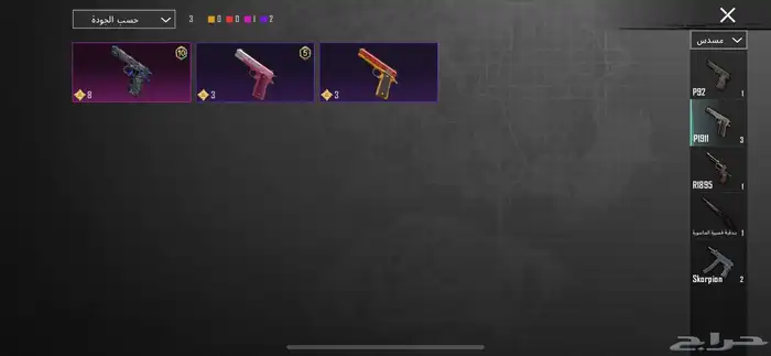 حساب ببجي 61
