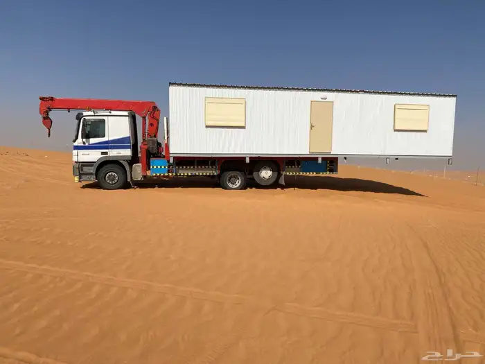 سطحه ونش دبل كرين دبل نقل كنتينرات بركسات غرف مولدات 2