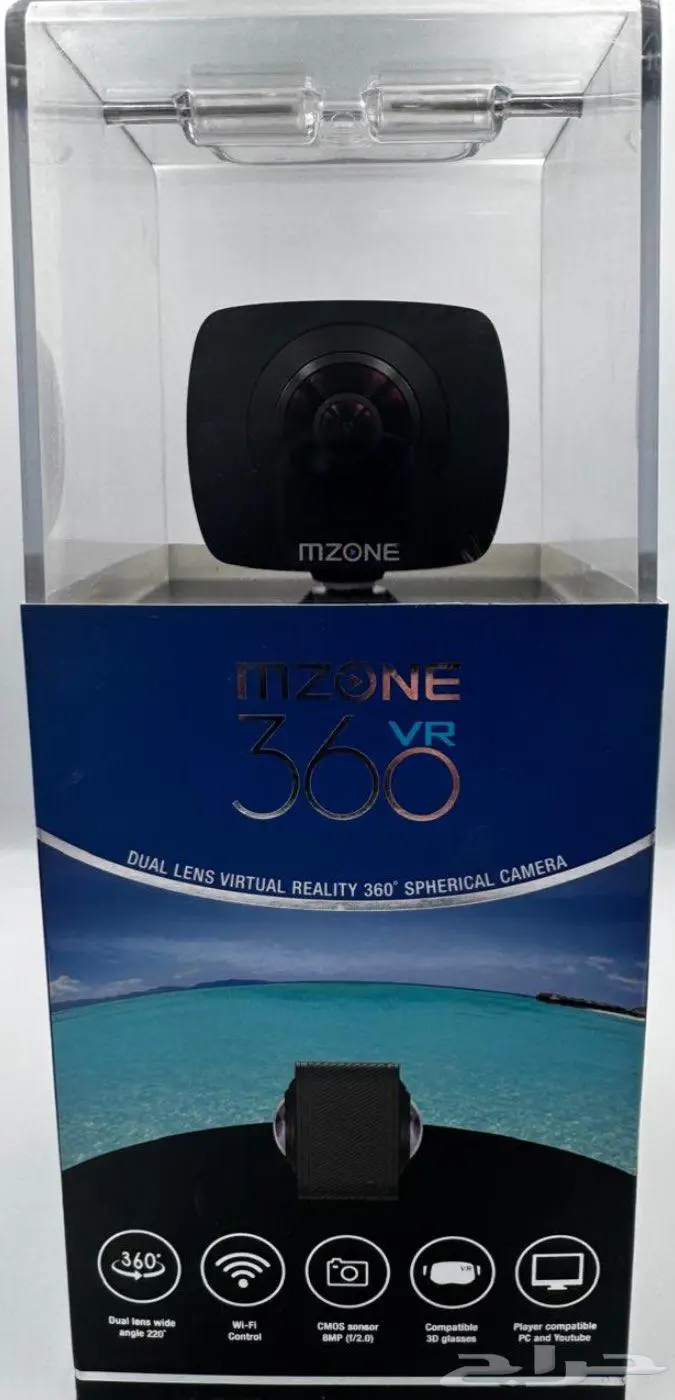 كاميرا 360 درجه مزدوجة العدسات للتصوير المحيطي (جديده) 1
